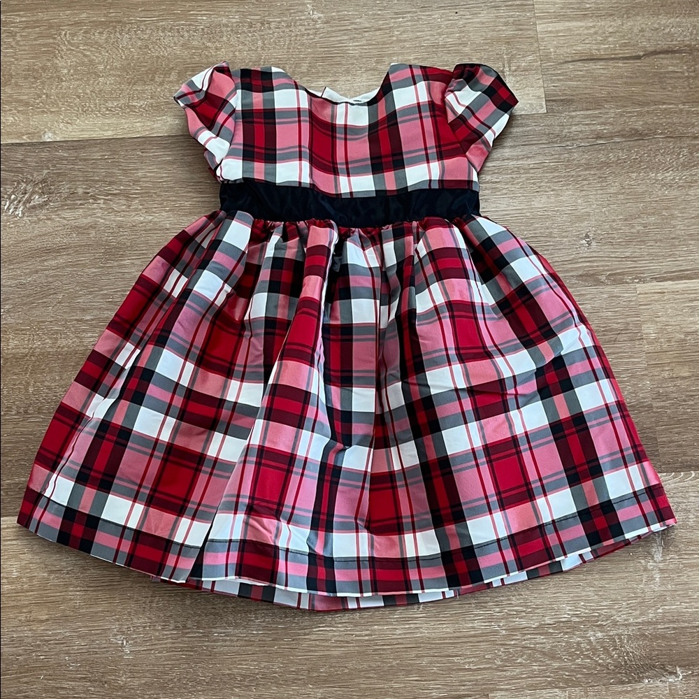 Carter's Red and Black Holiday Dress